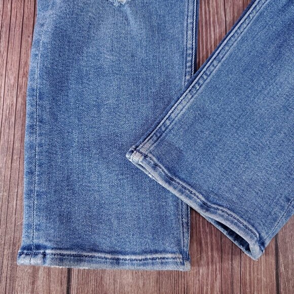 Mother Womens Size 27 The Tomcat Play Like A Pirate Straight Leg Jean Distressed - Picture 9 of 16